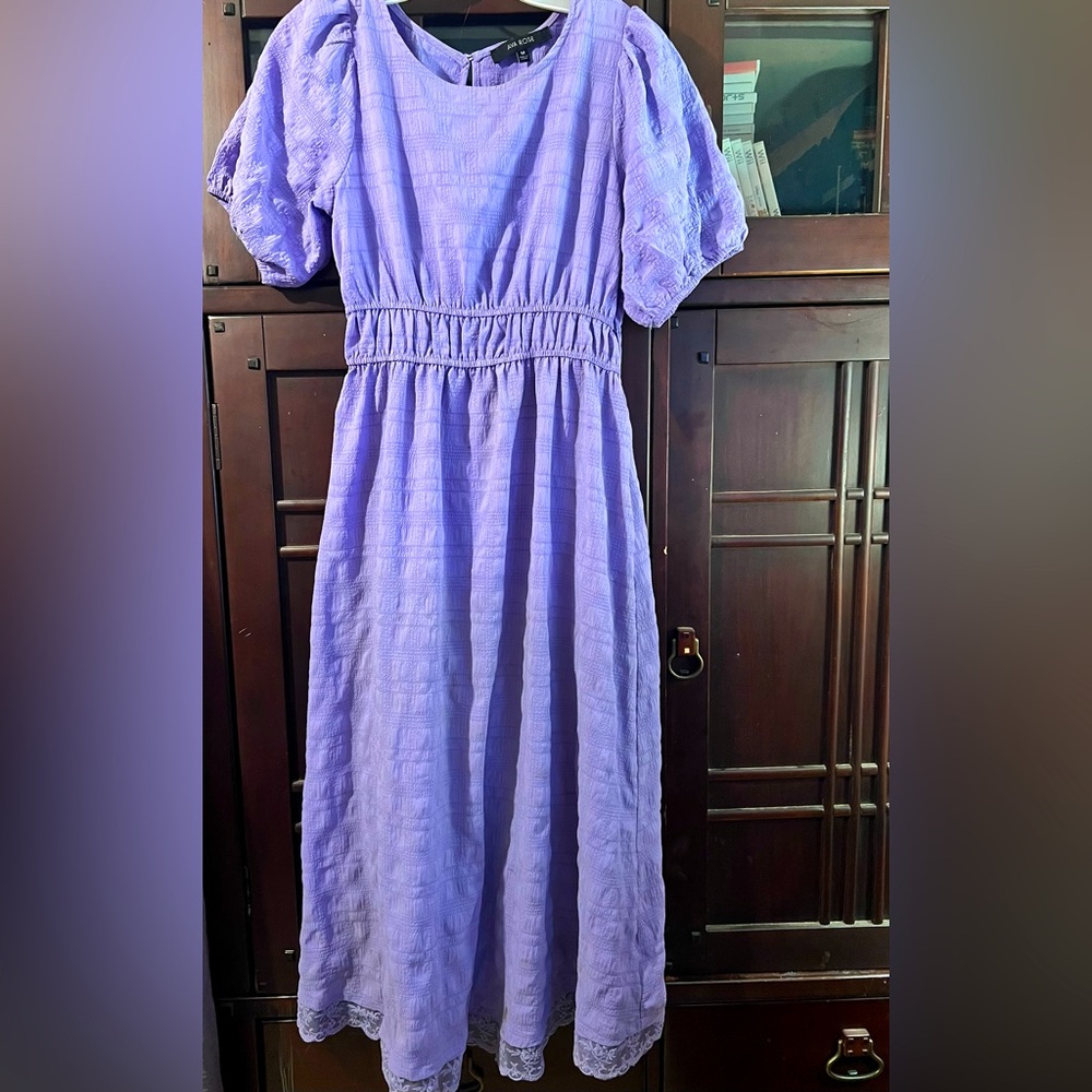 Ava rose flowy maxi dress